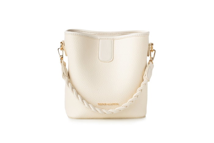 Vince Camuto Bolso Venice Beige Piel de Polivinilo Elegante y Sofisticado para Mujer Dimensiones 18x10x20 cm